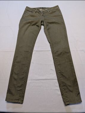 Prana Kara Jeans Women’s Sz 4/27 Skinny Jeans Olive Green Skinny Organic Cotton